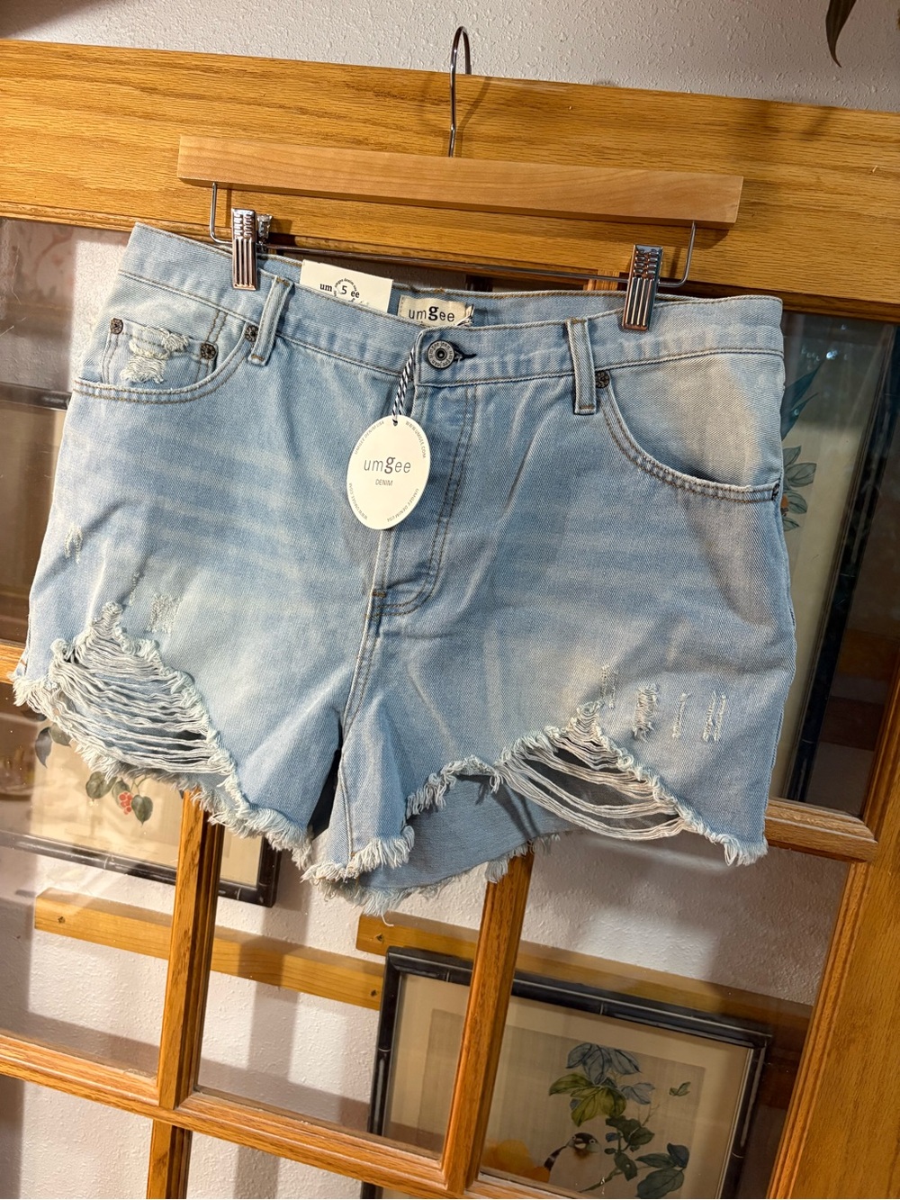 Light Blue Women’s Denim Shorts - Size 5